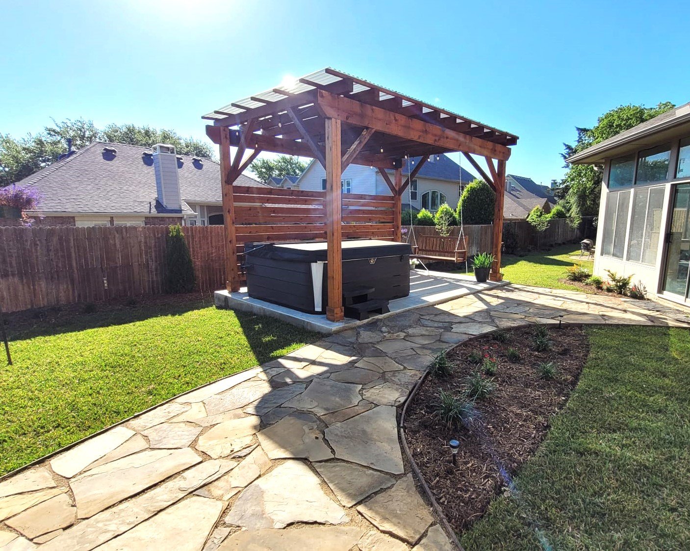 Pergola on Slab